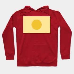 Minimalistic Gold Japan Flag Shirt Hoodie